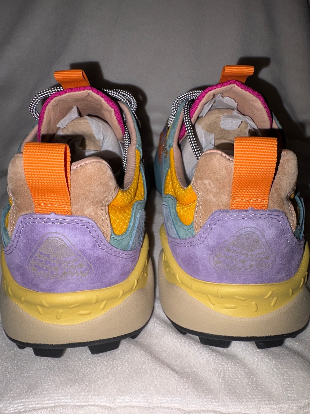 Flower Mountain YAMANO 3 WOMAN Sneakers in Orange- Raspberry- Black - Picture 12 of 16
